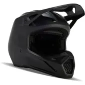 FOX V1 Solid Mat Noir Casque Cross Taille S