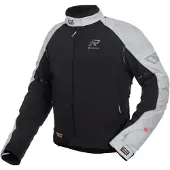 Rukka Veste textile pour moto Comfo-R GTX, noir/gris clair, 66