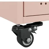 vidaXL Table basse rose 68x50x43,5 cm Acier