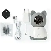 Nedis Smartlife Full Hd 1080p Baby Monitor Argenté One Size / EU Plug 220V Enfants