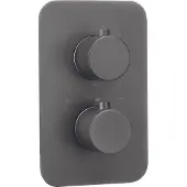 TRIZERATOP Elément extérieur, pour boîte thermostatique Titanium