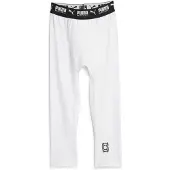Puma Hommes, Leggings, Hoops Team 3/4 Tight Baselayer (3XL), Blanc