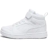 Puma Baskets 'Rebound V6' gris clair / blanc