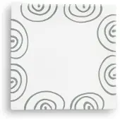 Gmundner Keramik Gris flammé,Assiette à dessert Trend (20x20cm), Assiettes, Gris