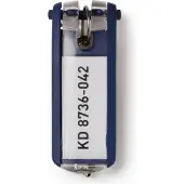 Durable Unisexe, Porte-clés, Porte-clés Key Clip, Bleu