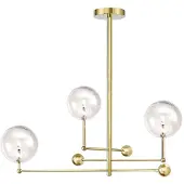 Toolight Lampe Suspendue APP918-3CP Gold