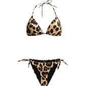 Protest Folta Triangle Bikini Marron S Femme