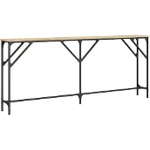 vidaXL Table console chêne sonoma 180x23x75 cm bois d'ingénierie