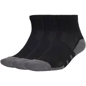 Adidas Chaussettes de sport 'Essentials' gris chiné / noir