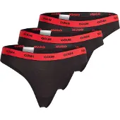 HUGO Slip en coton stretch avec taille logotée