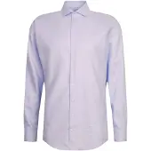 Seidensticker Chemise regular fit, longueur des manches 7, texturé, bleu