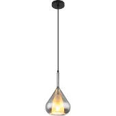 Globo Lighting Lampe à suspendre métal noir mat, 1x E27