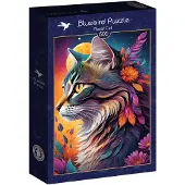 Bluebird Puzzle jeu de puzzle Floral Cat - 500 pièces jouet coloré