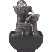 Northix Fontaine zen avec double cascade