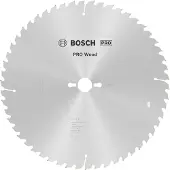 Bosch Powertools Op Wo S 350x30-54 Wood Circular Saw Disc Argenté