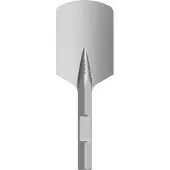 Bosch 1618662000 - Burin bêche à queue six pans, 28 x 400 x 135 mm