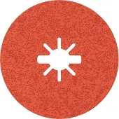 Bosch Accesorios Expert R782 X-lock 115 Mm Gr36+ Eccentric Griptape 5 Units Orange