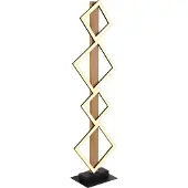 Globo Lighting Lampadaire métal noir mat, LED