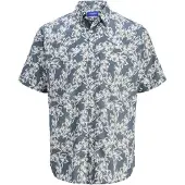 Jack & Jones Chemise graphite / blanc