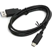 Omega USB USB-A USB-C Kabel, 1 m schwarz