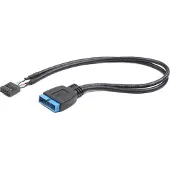 Gembird Cable Adaptateur Usb 2.0 (19 Broches) Vers Port Interne Usb 3