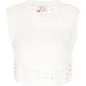 IZIA Tops en tricot blanc cassé