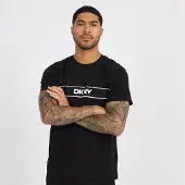 DKNY T-shirt Cavaliers hommes - Noir