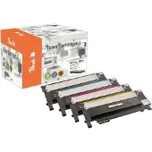Peach Spar Pack Tonermodule kompatibel zu Samsung CLT-406S-series - Schwarz - Cyan - Magenta - Gelb - 4 Stück(e)