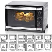 Rommelsbacher BG 1805/E BG 1805/E Minibackofen 1800 W schwarz/silber