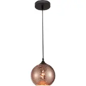 Lyora Suspension Blaze Verre en cuivre simple