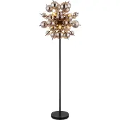 Globo Lighting Lampadaire métal noir mat, 6x E14