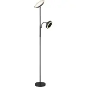 Globo Plafonnier métal noir mat, LED