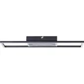 Brilliant Plafonnier Besson rectangulaire noir