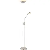 Globo Lighting Plafonnier métal nickel mat, LED