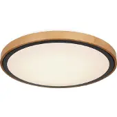 Globo Lighting Plafonnier métal noir mat, LED