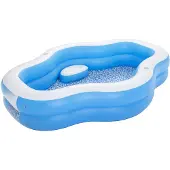 Bestway SplashView Piscine familiale gonflable avec fenêtre - 270 x 198 x 51 cm