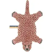 Doing Goods Tapis léopard rose L