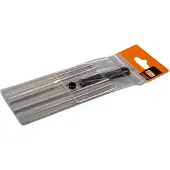 Bahco Needle File Set Coarse Cut Without Handle 140 Mm 6 Units Argenté