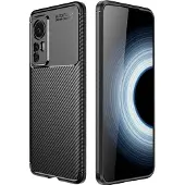 Screen Guard Professional Xiaomi 12T Pro Housse Design Carbone TPU Case (Xiaomi 12T Pro), Coque pour téléphone portable, Noir