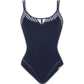 Sunflair Maillot de bain bleu marine / blanc