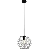 Brilliant Lampe Noris suspension 28cm noir | 1x A60, E27, 60W, g.f. Lampes normales n. ent. | Convient pour les ampoules LED | Dimmable en cas d'utilisation d'ampoules appropriées