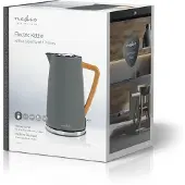 Nedis Bouilloire - 1.7 l - Soft-Touch - Vert - Rotation à 360 degrés - Elément chauffant dissimulé - Strix Controller - Boil-dry protection