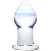 Gläs Amethyst Rain Plug Anal En Verre