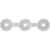 Perfect Fit Triple - set de 3 cockrings - blanc