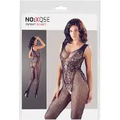 NO:XQSE - combinaison résille ouverte sans manches - noir (S-L)