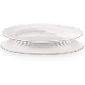 Lékué 3401426B04U017 Stretch Top Couvercle Silicone Blanc 26 cm
