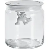Alessi Gianni Boîte de cuisine en verre Blanc Petite