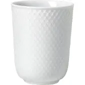 Lyngby Porcelæn Rhombe White Mug-33 Cl Mug Blanc
