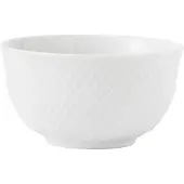Lyngby Porcelæn Rhombe White 11 Cm Bowl Blanc