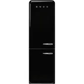 Smeg FAB32LBL6 Réfrigérateur-congélateur à ouverture à gauche Noir Style années 50, EEK : C